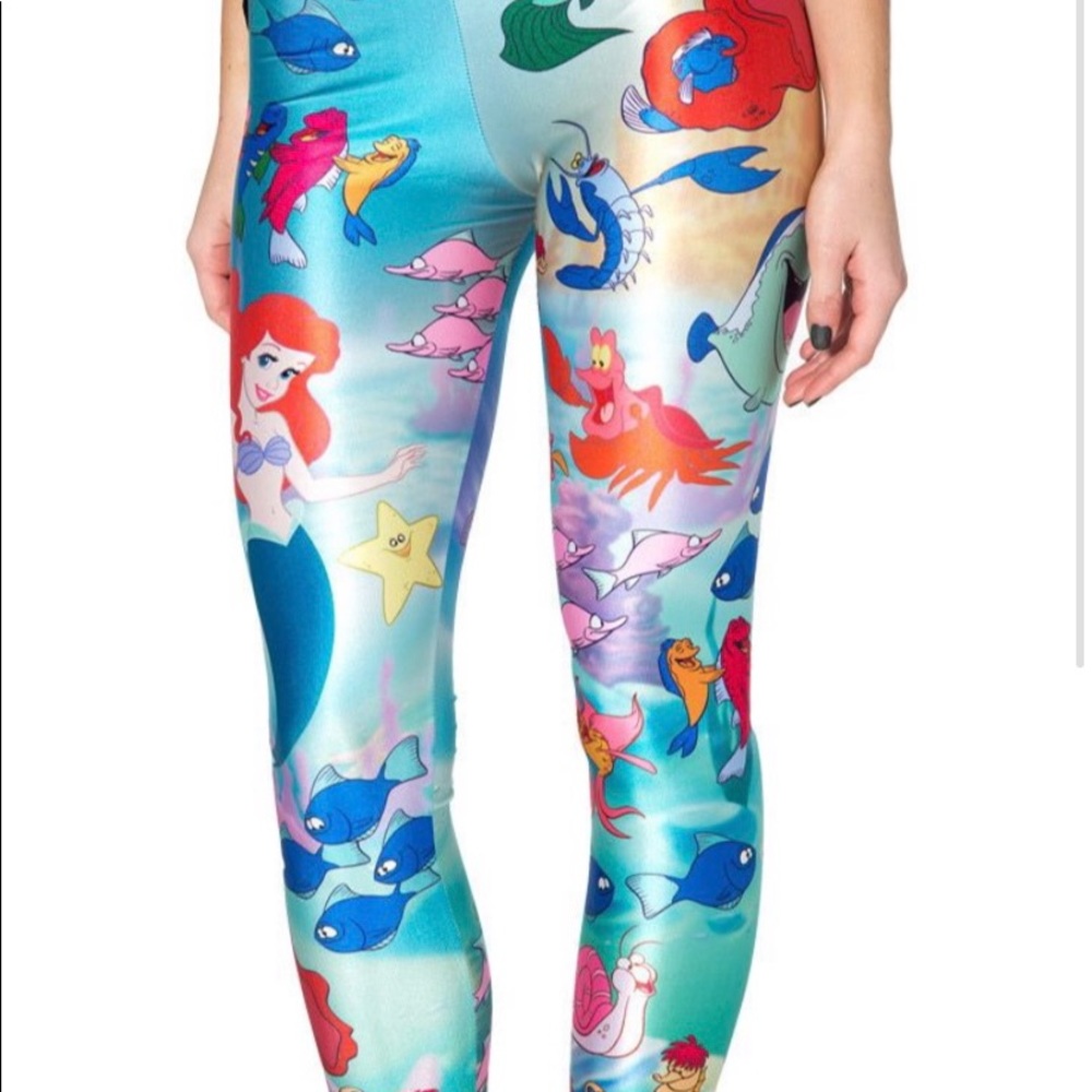 Disney The Little Mermaid Ariel Blue Graphic Leggings